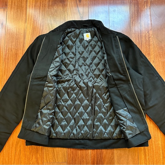 (XL) Carhartt Reworked Detroit Jacket Black Men - Picture 6 of 8